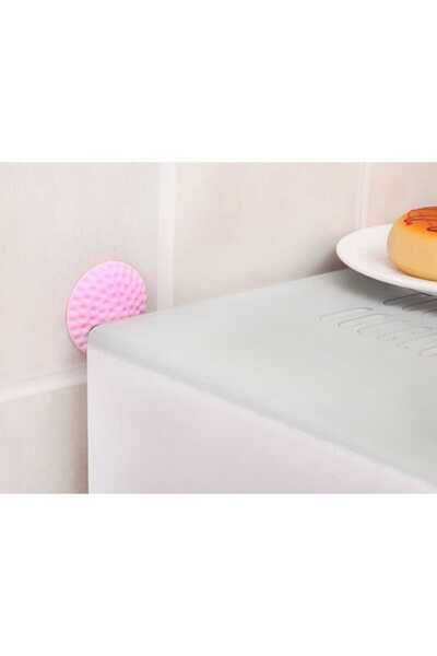 lawrenceshop 8 Adet Yapışkanlı Kapı Kolu Stoperi Duvar Arkası Tamponu Stopu Kapı Stoperi 5 Cm Karışık Renklerde