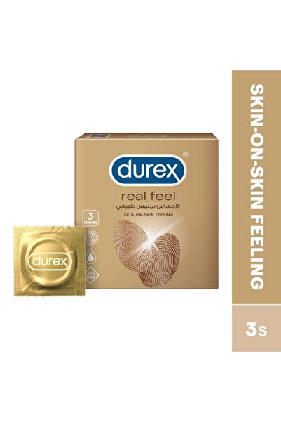 Durex Skin On Feeling Real Feel Condoms 3 Pieces