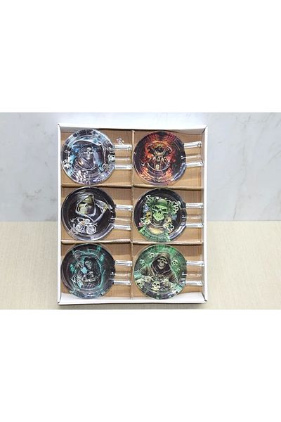Hepta Collection Glass Ashtray Alk3671