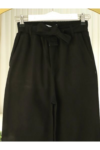 Modamorfo Elastic Waist Pocket Jeans - Black