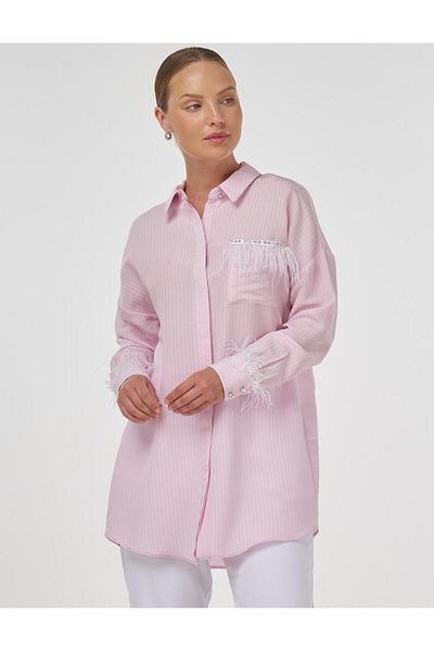 Kayra Otrişli Modal Tunic Pink