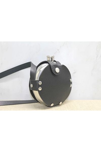 ureticiniz Leather Sheathed Flask Alk3921