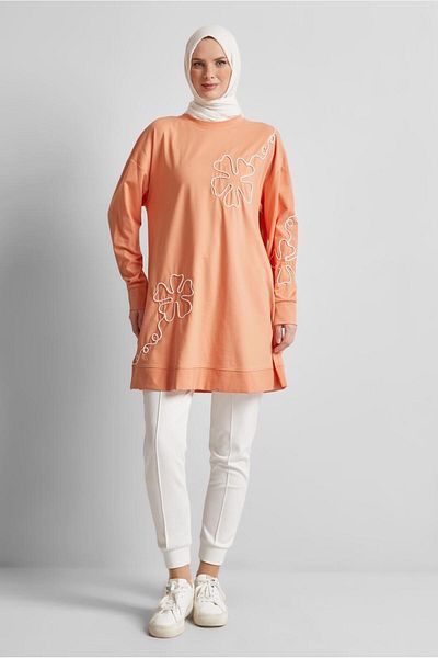 Alvina Embroidery Detail Tracksuit Tunic 44624