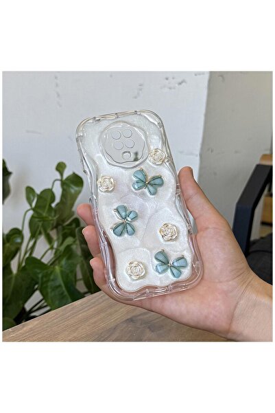 Zebana Xiaomi Redmi Note 9 Pro Uyumlu Kılıf Zebana Floral Silikon Kılıf Yeşil