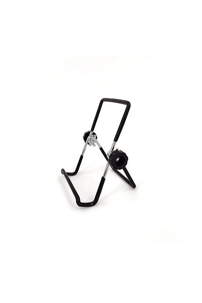 WSSHE Small Black Foldable Adjustable Phone Tablet Stand Desktop Holder Mount Adjustable Desk Support Flex
