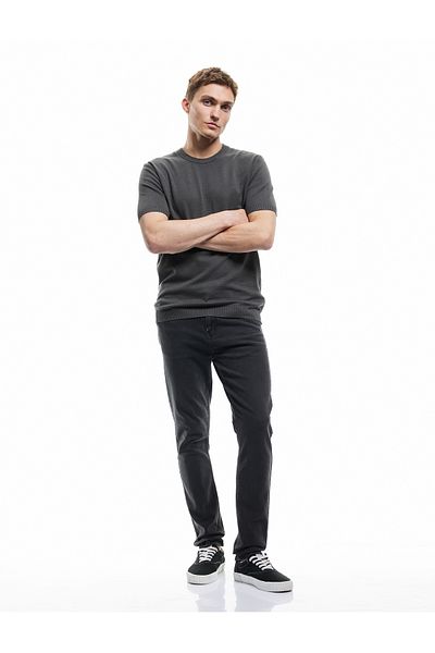 Koton New Season Regular Leg Cotton Slim Fit Jean Trousers with Pocket Detail - Brad Jean