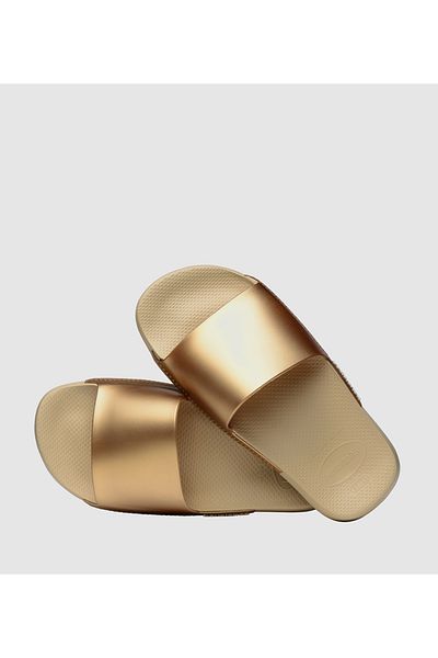 Havaianas Grey HAV. SLIDE CLASSIC METALLIC Unisex Sandal