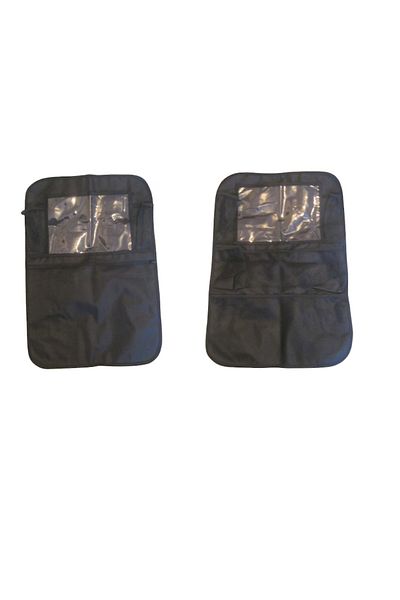 OEM Set of 2 Amztrendy car seat organizer covers, 60 x 41 cm, polyester, black