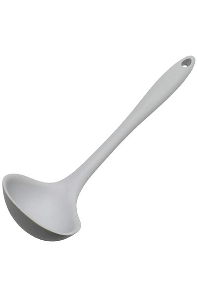 Chef Craft Premium Silicone Stain Resistant Mixing Spoon Grey 11inch