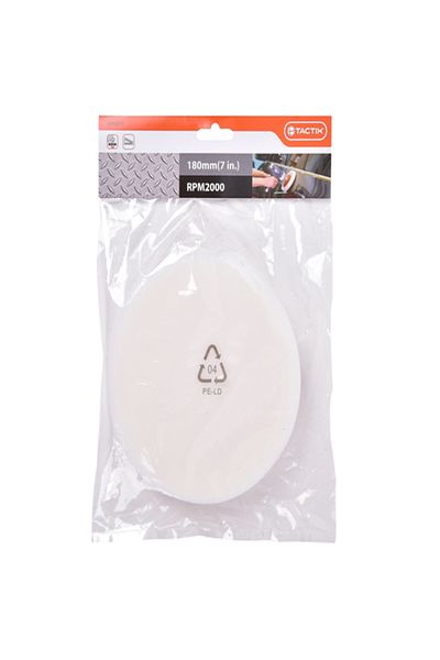 Tactix 2000 rpm Foam Velcro Medium Polishing Sponge