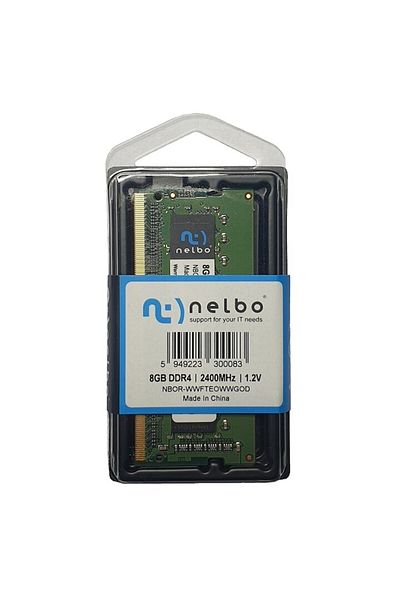 nelbo RAM memory 8 GB sodimm ddr4, 2400 Mhz, NELBO, for laptop
