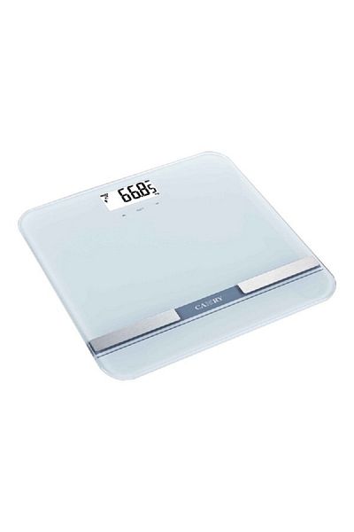 CAMRY Rechargeable Body Fat Analyzer Scale White