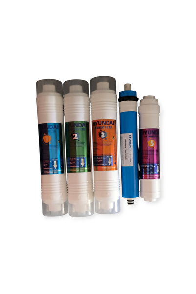 Hyundai su arıtma hw-100 up filtre seti NSF li(orijinal Hyundai) Minareli duş...