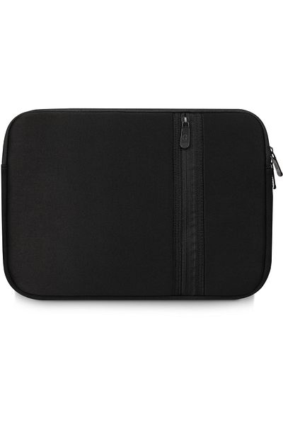 zagatto Laptop sleeve 15.6”, black, waterproof, universal fit, front pocket, MacBook compatible, ZG647
