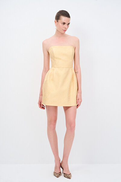 adL Night Zoom Straplez Mini Elbise