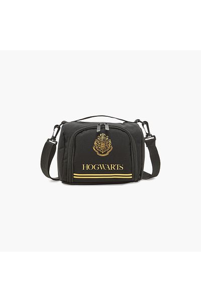Warner Bros Harry Potter Print Insulated Lunch Bag with Zip Closure