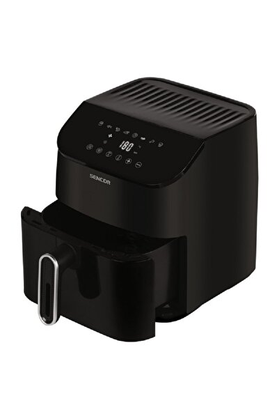 Sencor مقلاة هوائية رقمية فيتا سوداء اللون مزودة بـ 8 برامج محددة مسبقًا