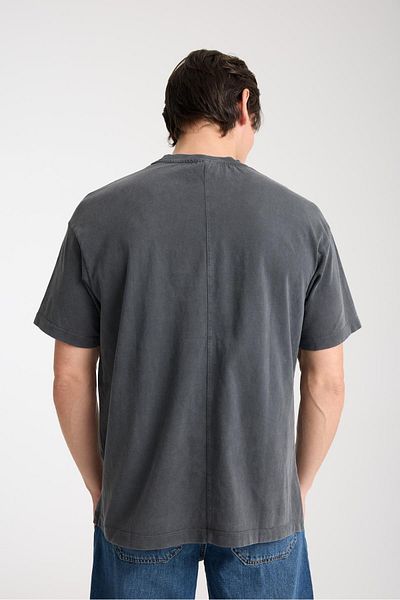 Store Men's Cotton Crew Neck Oversize T-Shirt - Summer Comfortable and Trendy Style
