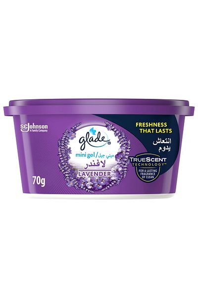Glade Gel Car Freshener Lavender 70 g