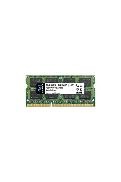 nelbo Memorie Ram 4 Gb Ddr3 Sodimm, 1600 Mhz, Originală