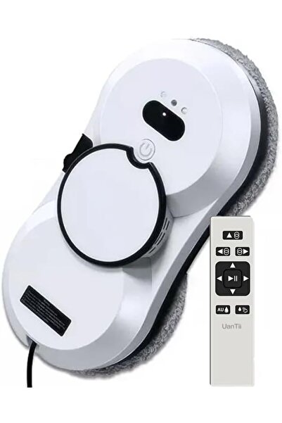 UanTii روبوت تنظيف النوافذ برش الماء، محرك ذكي عالي الارتفاع بدون فرشاة، منظف زجاجي مزدوج الجوانب