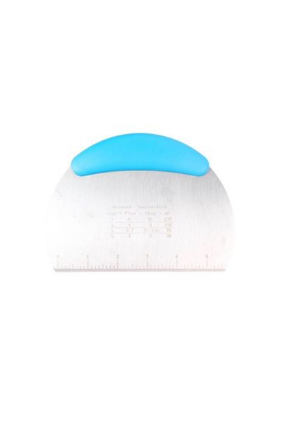 OEM Dough Cutter and Measuring Tool, Stainless Steel and Plastic, 20x16 cm