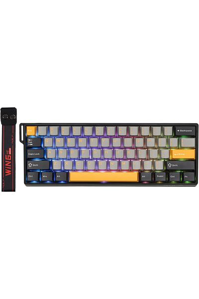 Epomaker AULA WIN60 HE 60% Wired Magnetic Keyboard with Adjustable Actuation, 8000 Hz Polling Rate,