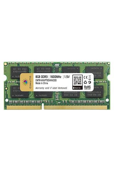 CIMUTO RAM memory 8 GB sodimm DDR3, 1600 Mhz, CIMUTO, for laptop