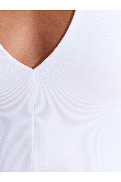 Dilvin 31925 Top fără mâneci-alb