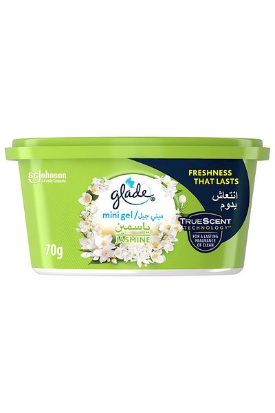 Glade Car Mini Gel Air Freshener Jasmine 70 g