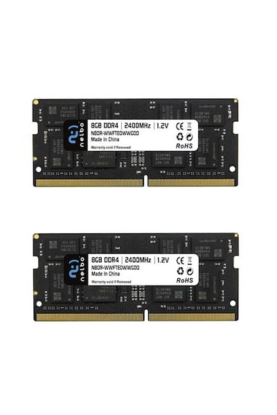 nelbo 16 GB RAM memory, 2x8 GB set, SODIMM DDR4, 2400 MHz, Nelbo, for laptop