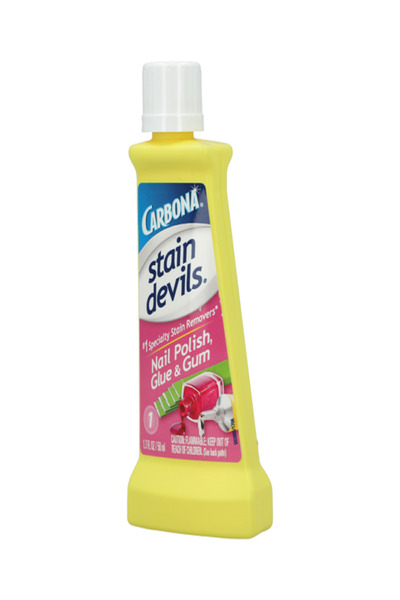 Carbona مزيل بقع طلاء الأظافر ستين ديفلز - غراء وصمغ خاص لإزالة البقع