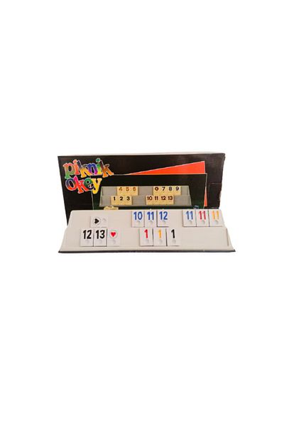 K KATHODE Rummy Game, Plastic Backgammon