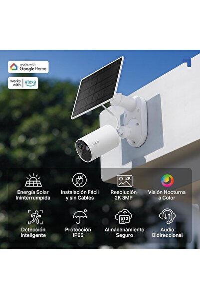 tapo كاميرا مراقبة تعمل بالطاقة الشمسية C410 KIT