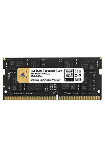 CIMUTO RAM memory 4 GB sodimm DDR4, 2666 Mhz, CIMUTO, for laptop