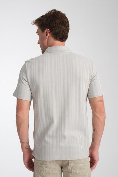 Store 100% Cotton Men's Zipper Detailed T-Shirt - Soft and Basic Daily Use
