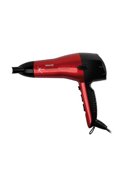 Sencor Temperature Setting Ultralight Design Hair Dryer Red and Black