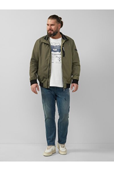 s.Oliver Big Sizes Men's big size T-shirt with Ford® print, crew neck