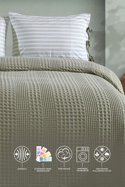 Elart Silvia Pike Set Double (220X240 cm) Green