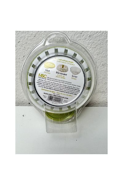 Joie Healthy Plastic Microwave Proof Potato Chip Maker Slicer Green and Clear