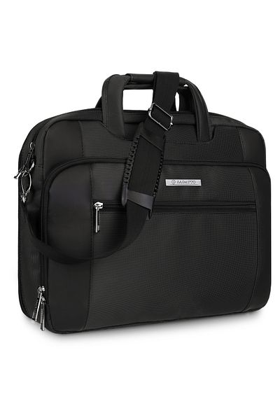 zagatto Professional laptop bag 15.6”, black, spacious, durable material, 33x46x9 cm, ZG652
