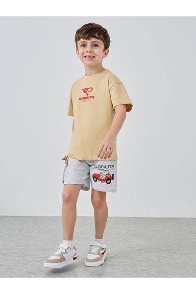 Styli Printed Drawstring Shorts with Pocket Detail