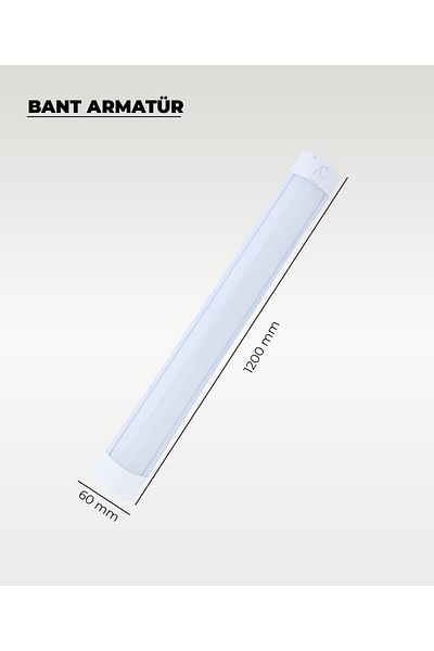 AC AYDINLATMA 36W White Led Tape Luminaire 3200K (Yellow Light) 2 Pieces