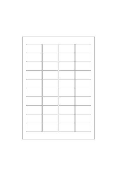 Xerox 100 Xerox Self-adhesive Labels 21/A4, 63.5 x 38.1 mm, Round Corners, White