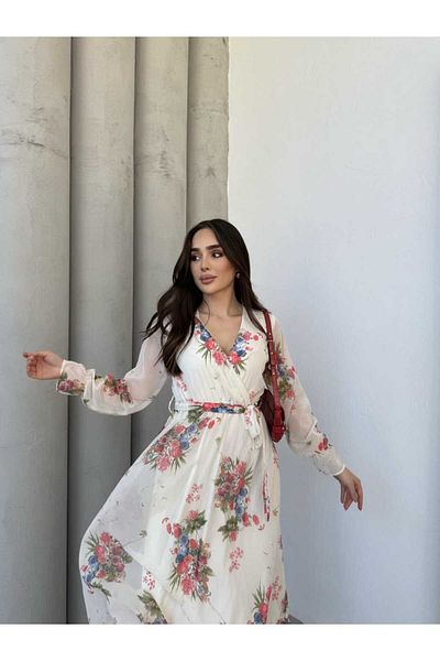 Att Style Chiffon Flower Dress