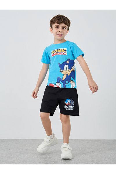 Styli Sonic Graphic Print Shorts with Drawstring