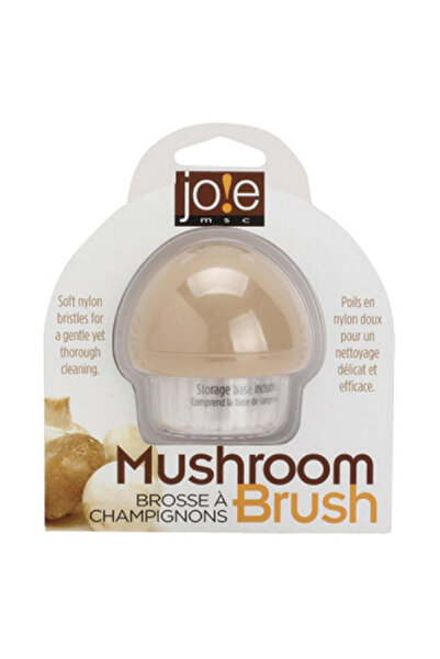 Joie Dishwasher Safe BPA-Free Nylon Vegetable Scrubber Brush White and Beige