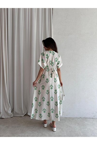 Mooi Butik Φόρεμα ROWAN Midi 3468 - Πράσινο