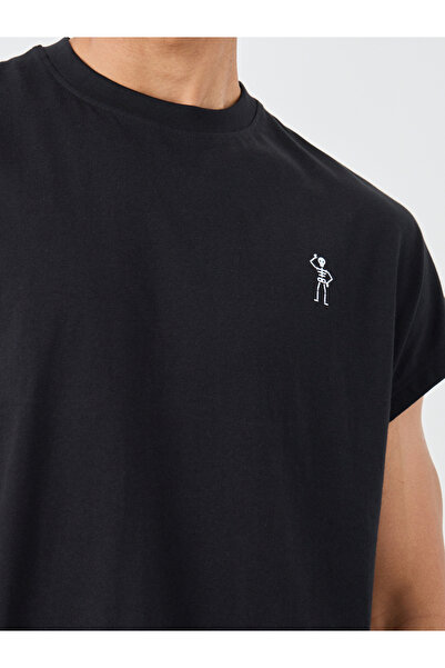 Styli Minimal Print Minimal Cap Sleeve Tank