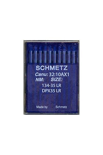 SCHMETZ Set 10 ace pentru mașini de cusut liniare, SCHMETZ 134-35, finețe 150, vârf LR - pentru piele